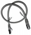 Patch cord cat. 6A U/FTP LSOH 0,5m - sivý