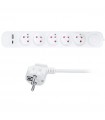 5z predlžovací prívod s USB A+C nabíjačkou