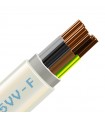 H05VV-F - Kábel ohybný (biely) 4G 2,5