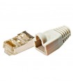 Konektor RJ45 tienený cat. 5E vrátane šedej krytky